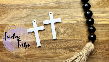 Cross Dangle Earring Blanks