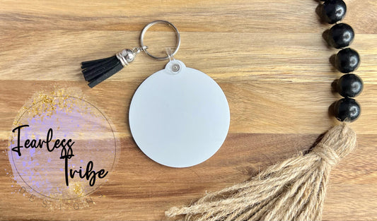 Circle Keychain Blank